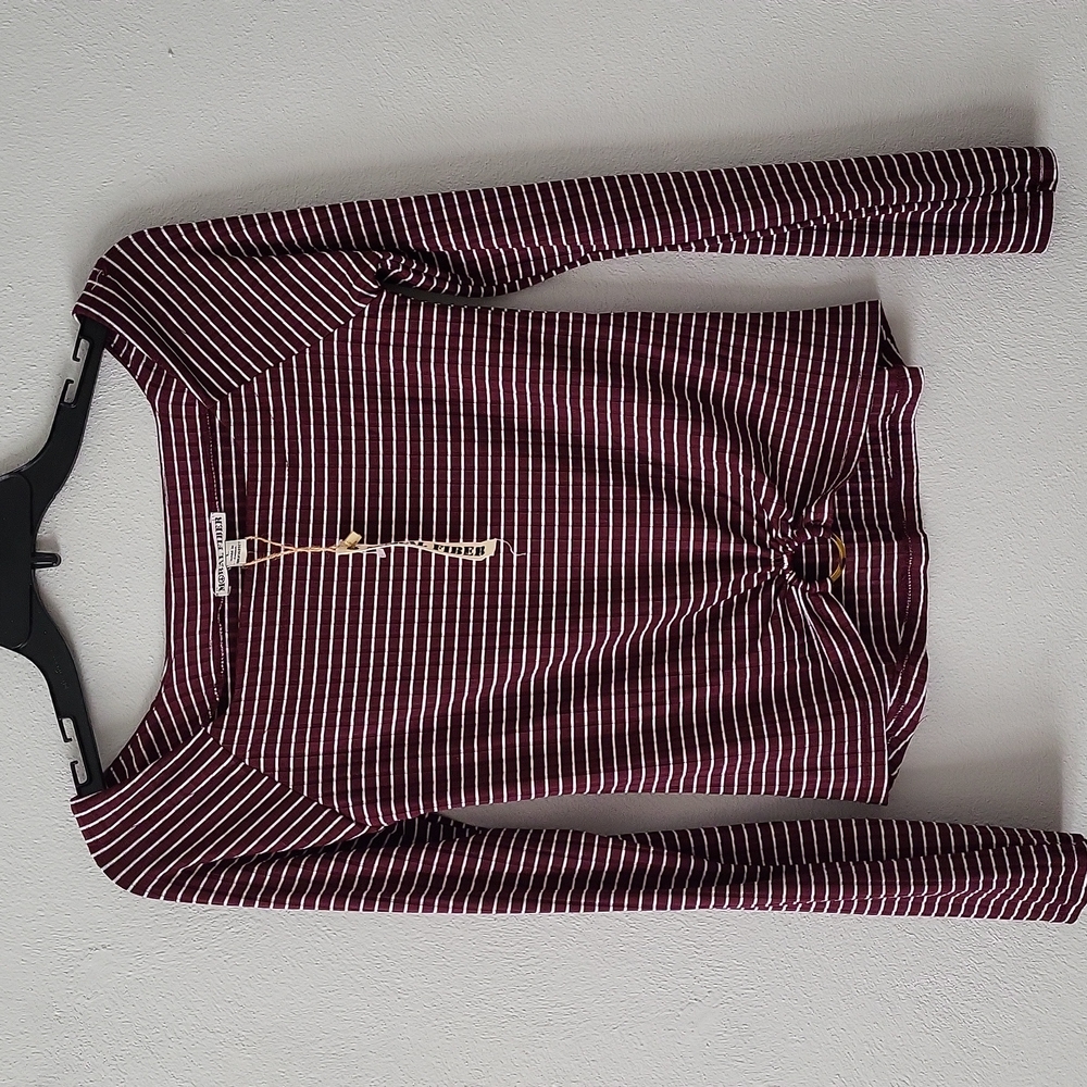 NWT Moral Fiber striped top large